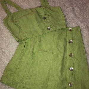 Green two piece set